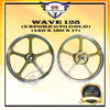 WAVE 125 / WAVE 125 X / WAVE 125 S / WAVE 100 R (DISC) SPORT RIM WITH BUSH AND BEARING 5 SPOKE GTO 140 X 160 X 17 HONDA