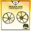 WAVE 125 / WAVE 125 X / WAVE 125 S / WAVE 100 R (DISC) SPORT RIM WITH BUSH AND BEARING 7 SPOKE 140 X 160 X 17 HONDA