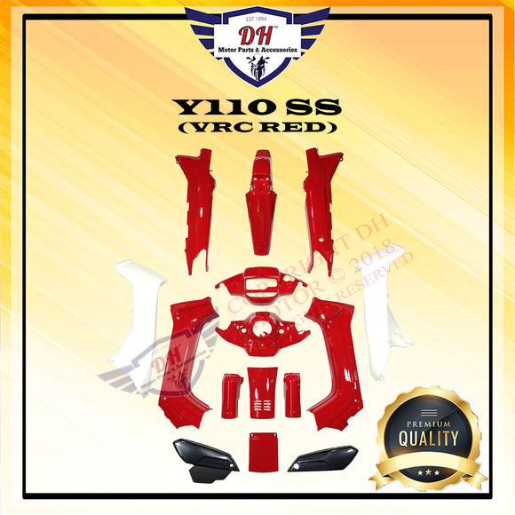 Y110 SS COVER SET (VRC RED) YAMAHA Y110