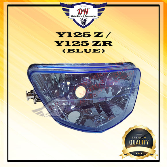 Y125 Z / Y125 ZR HEAD LAMP (BLUE) YAMAHA 125 125Z 125ZR Y125Z Y125ZR
