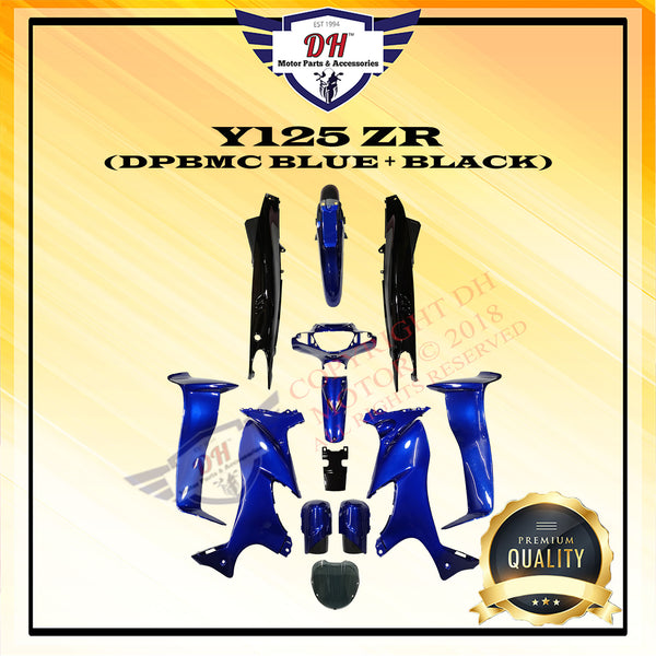 Y125 ZR COVER SET (DPBMC BLUE + BLACK) YAMAHA 125 125Z 125ZR Y125Z Y125ZR