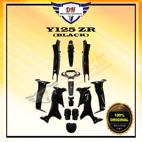 Y125 ZR (ORIGINAL) COVER SET (BLACK) YAMAHA 125 125Z 125ZR Y125Z Y125ZR
