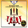 Y125 ZR (ORIGINAL) COVER SET (DRMK RED + BLACK) YAMAHA 125 125Z 125ZR Y125Z Y125ZR