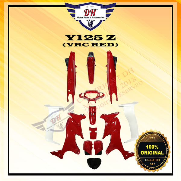 Y125 Z (ORIGINAL) COVER SET (VRC RED) YAMAHA 125 125Z 125ZR Y125Z Y125ZR